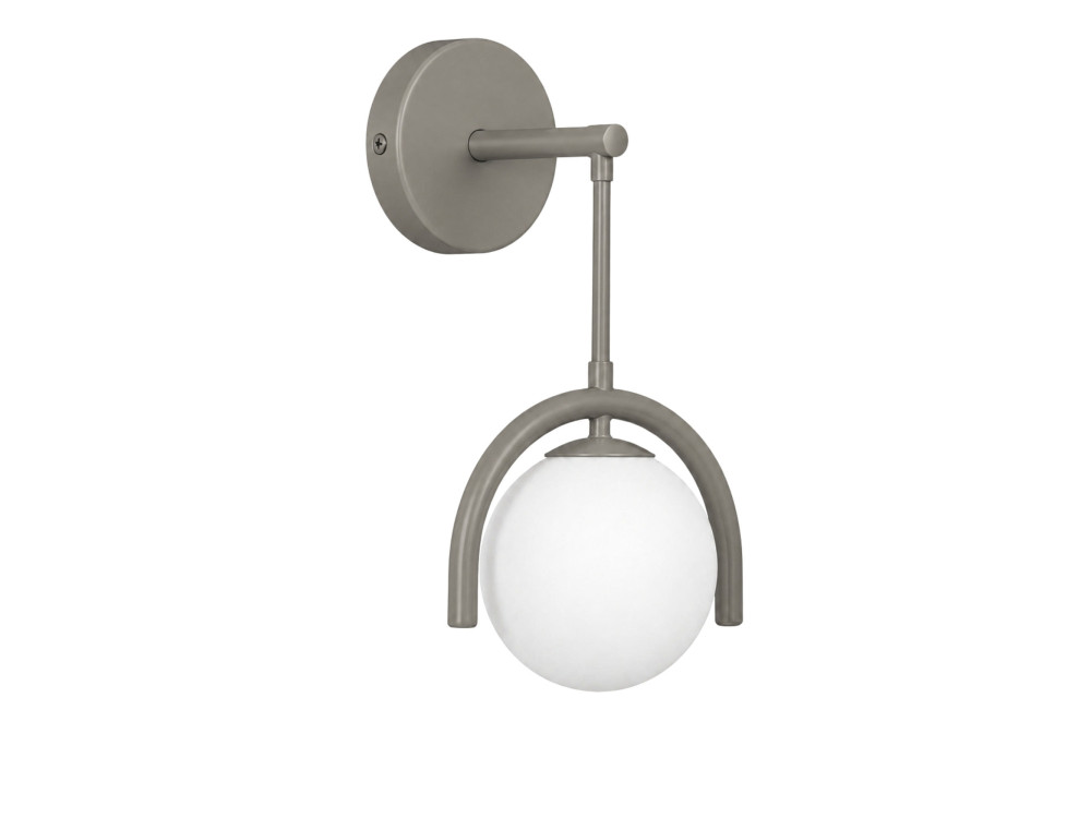 "GEDIK-20445" Metal Wall Sconce - 20 x 20 cm - Gray