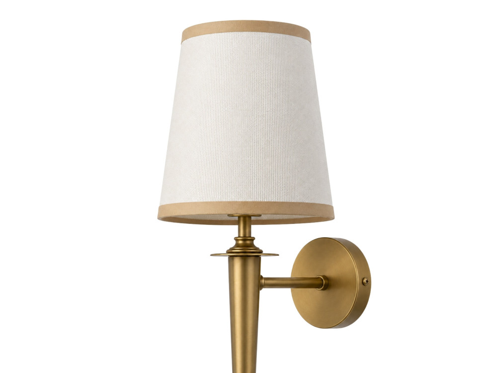 "Milano" Metal Wall Sconce - 22 x 22 cm - Beige