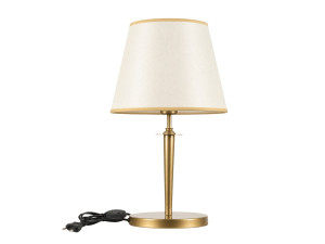 "Milano" Metal Table Lamp - 31 x 31 cm - Beige