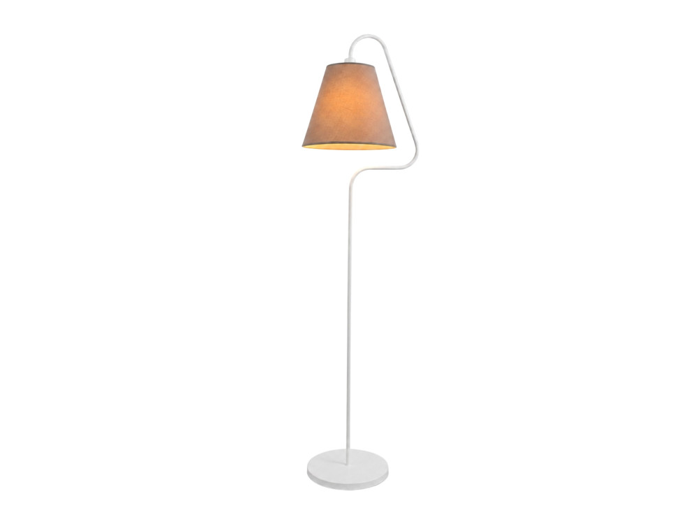 "Altur" Metal Floor Lamp - 45 x 35 x 162 cm - White