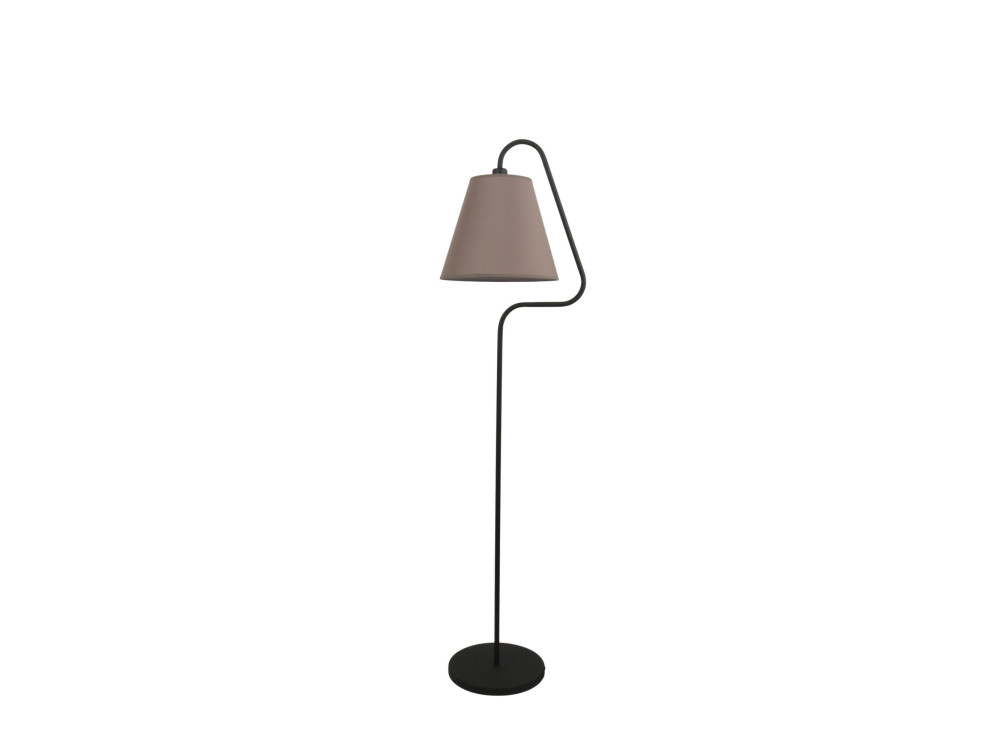 "Altur" Metal Floor Lamp - 45 x 35 x 162 cm - Black
