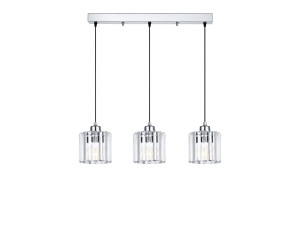 "Yakops" Metal Chandelier - 65 x 13 x 105 cm - Gray