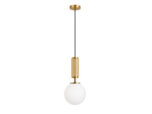 "Moira" Metal Pendant Light - 15 x 15 x 120 cm - Yellow