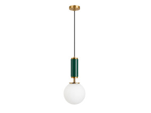 "Moira" Metal Pendant Light - 15 x 15 x 120 cm - Green