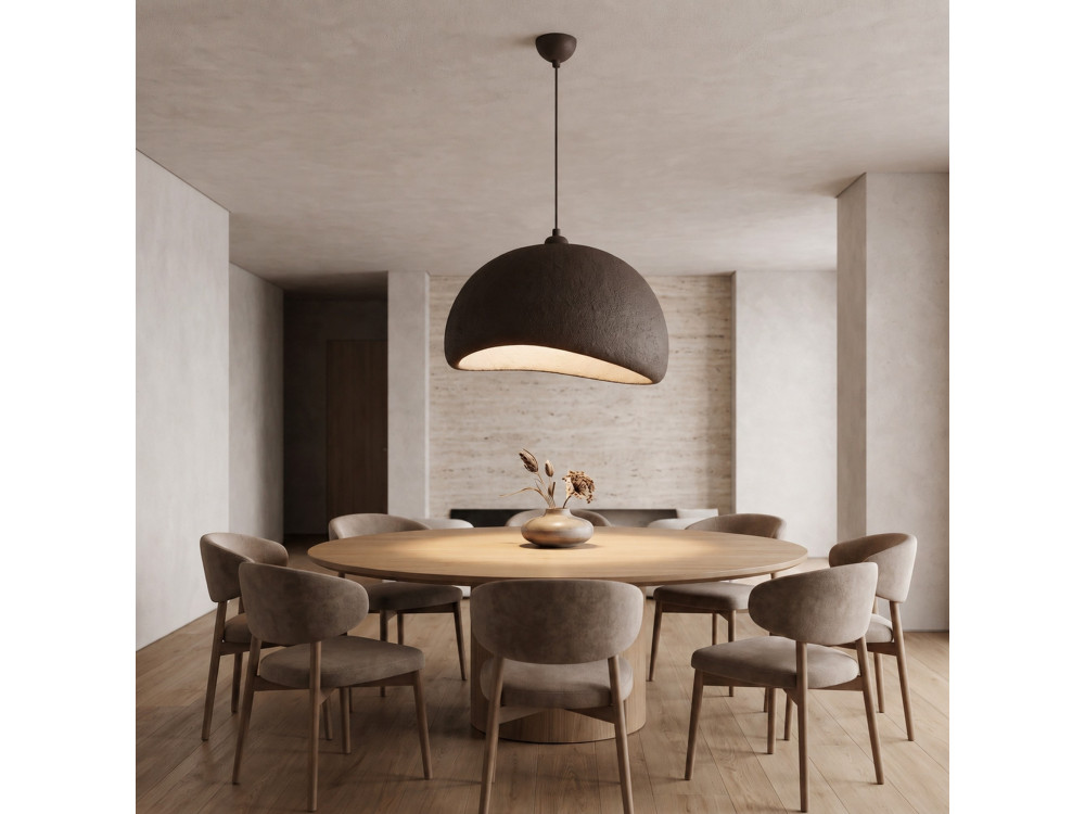 "Beta" Metal Pendant Light - 50 x 40 cm - Brown