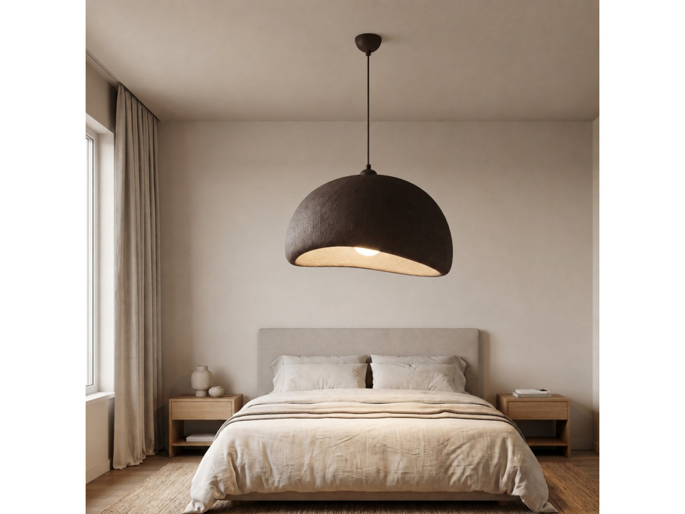 "Beta" Metal Pendant Light - 50 x 40 cm - Brown