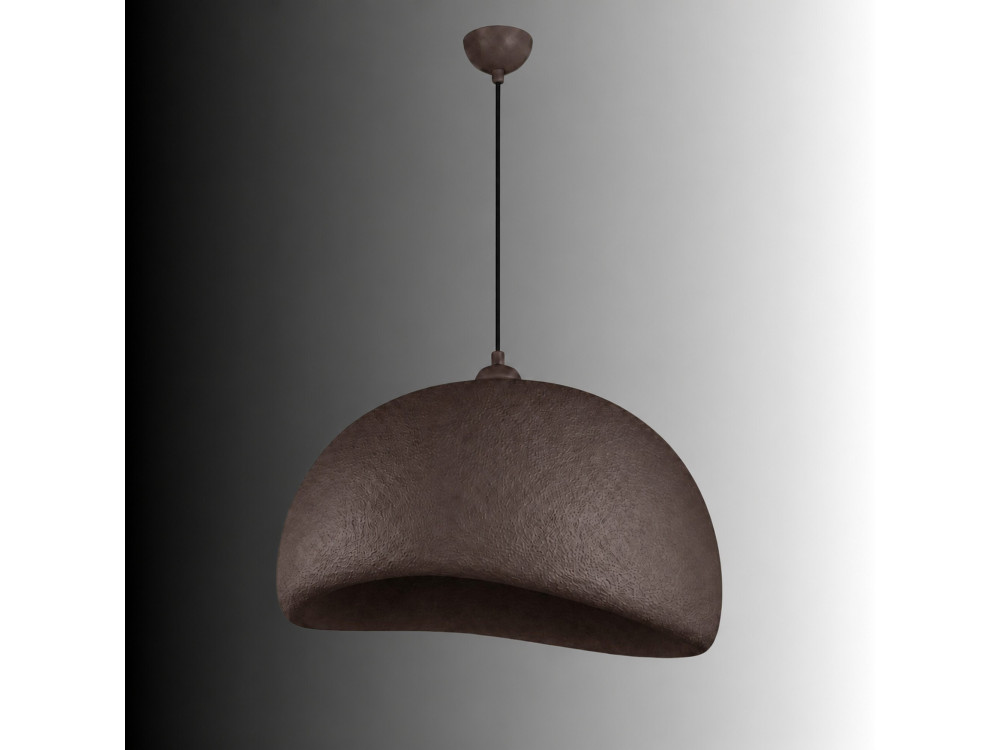 "Beta" Metal Pendant Light - 50 x 40 cm - Brown