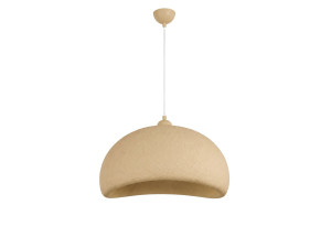 "Beta" Metal Pendant Light - 40 x 32 cm - Beige