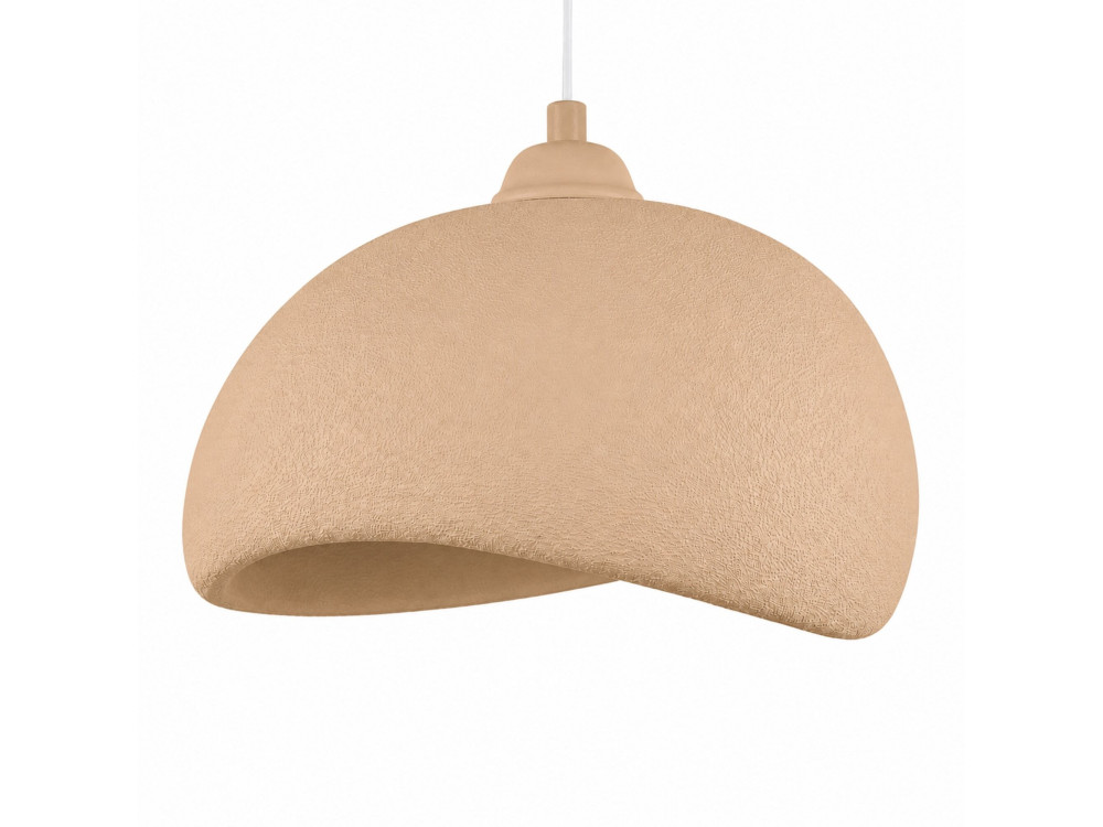 "Beta" Metal Pendant Light - 40 x 32 cm - Beige