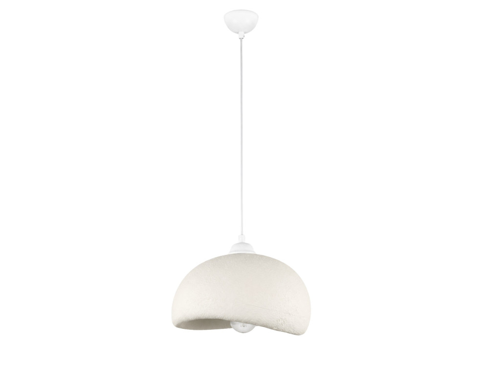 "Beta" Metal Pendant Light - 30 x 24 cm - White