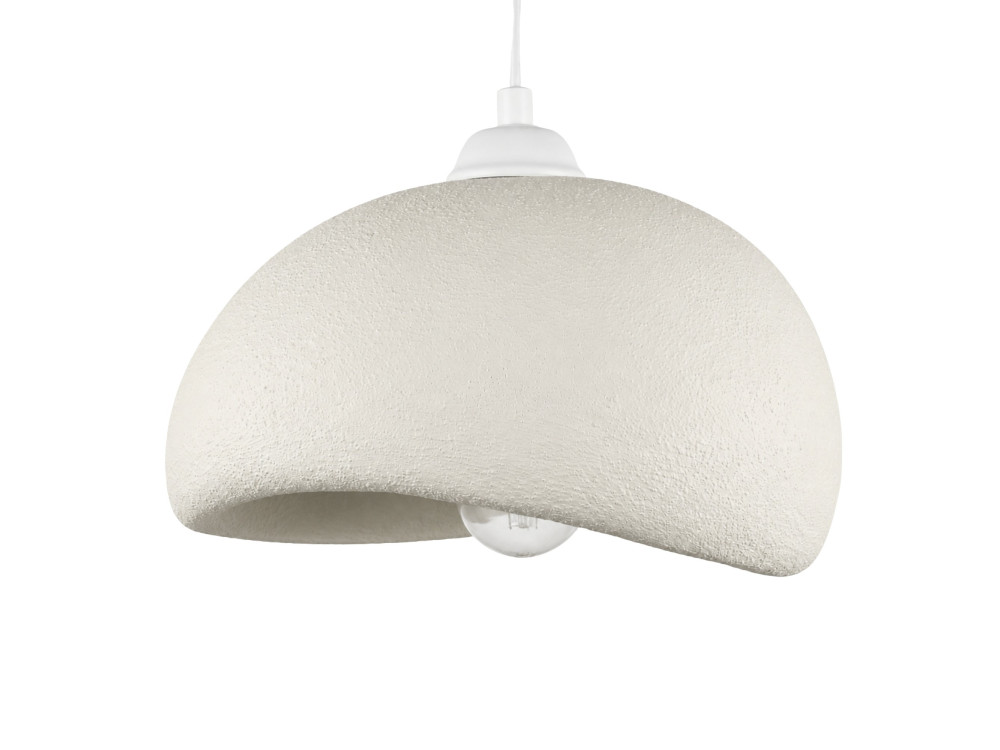 "Beta" Metal Pendant Light - 30 x 24 cm - White