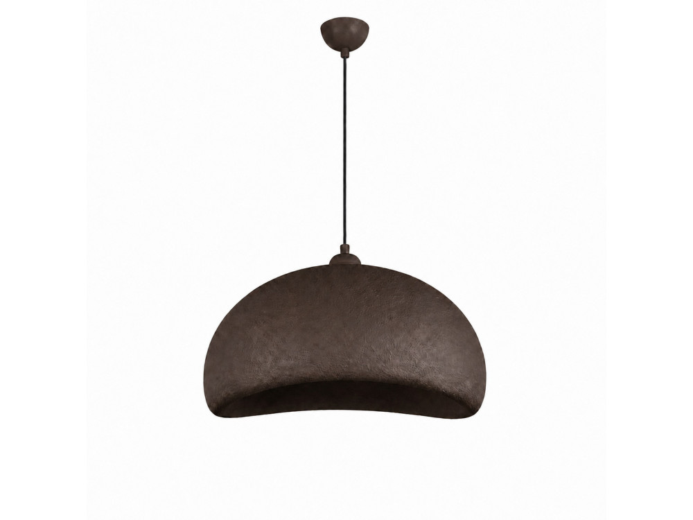 "Beta" Metal Pendant Light - 40 x 32 cm - Brown