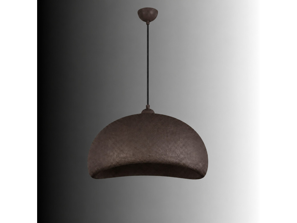 "Beta" Metal Pendant Light - 40 x 32 cm - Brown