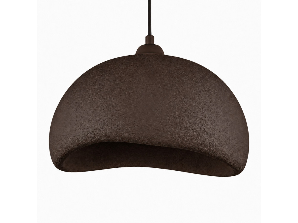 "Beta" Metal Pendant Light - 40 x 32 cm - Brown