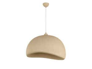"Beta" Metal Pendant Light - 50 x 40 cm - Beige