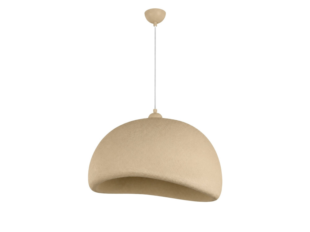 "Beta" Metal Pendant Light - 50 x 40 cm - Beige