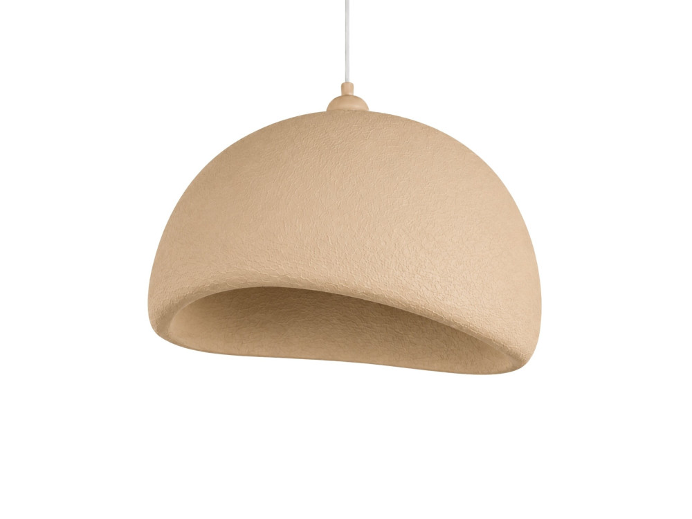 "Beta" Metal Pendant Light - 50 x 40 cm - Beige