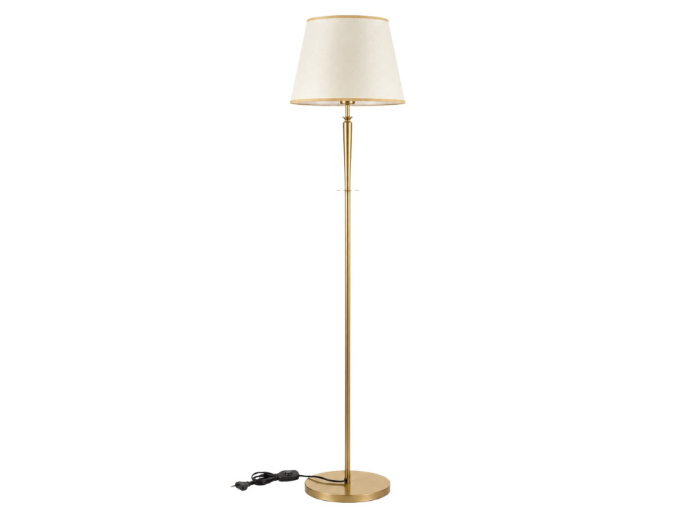 "Milano" Metal Floor Lamp - 40 x 40 cm - Beige