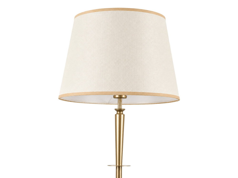 "Milano" Metal Floor Lamp - 40 x 40 cm - Beige