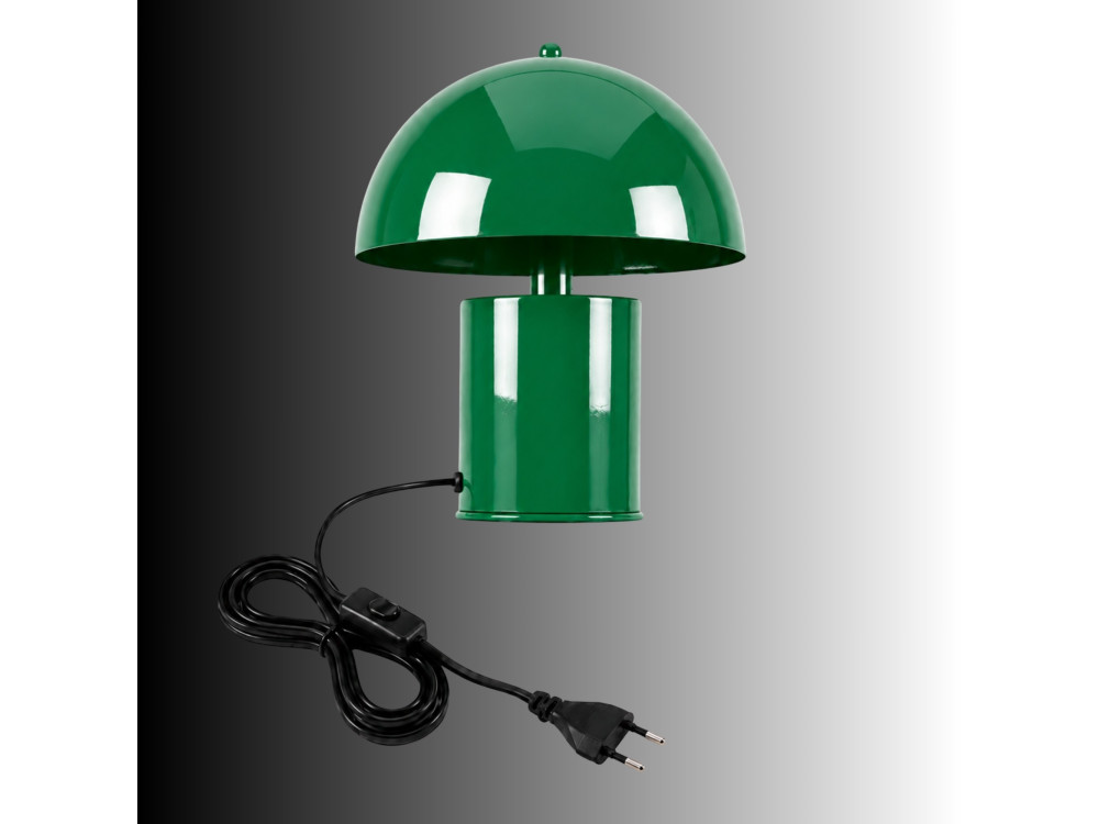 "Pera" Metal Table Lamp - 26 x 26 cm - Dark Green