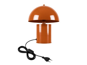 "Pera" Metal Table Lamp - 26 x 26 cm - Orange