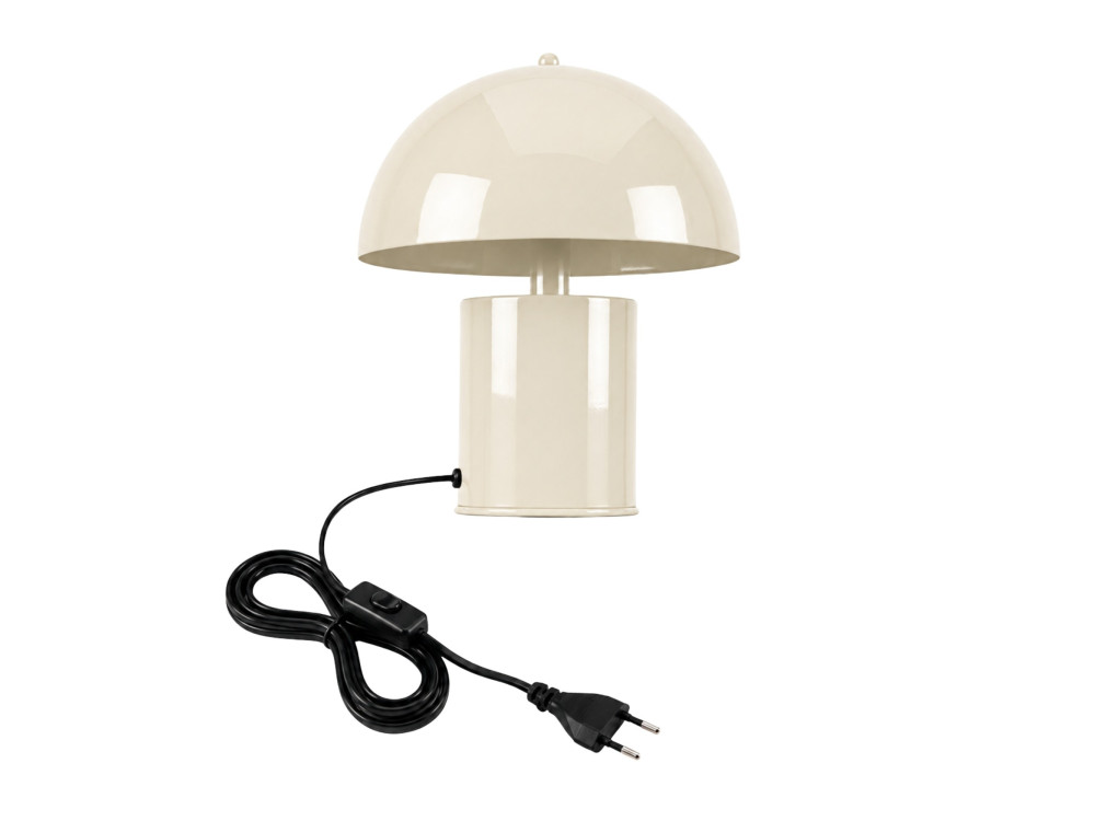 "Pera" Metal Table Lamp - 26 x 26 cm - Beige