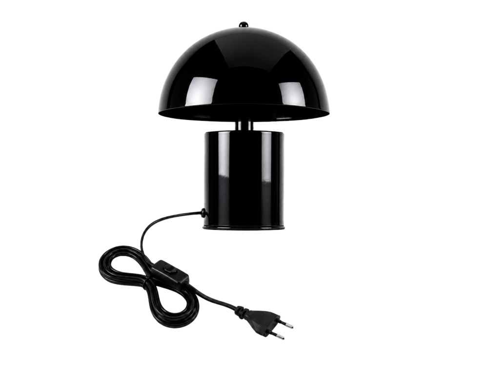 "Pera" Metal Table Lamp - 26 x 26 cm - Black