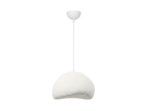 "Loval" Metal Pendant Light - 50 x 44 cm - White