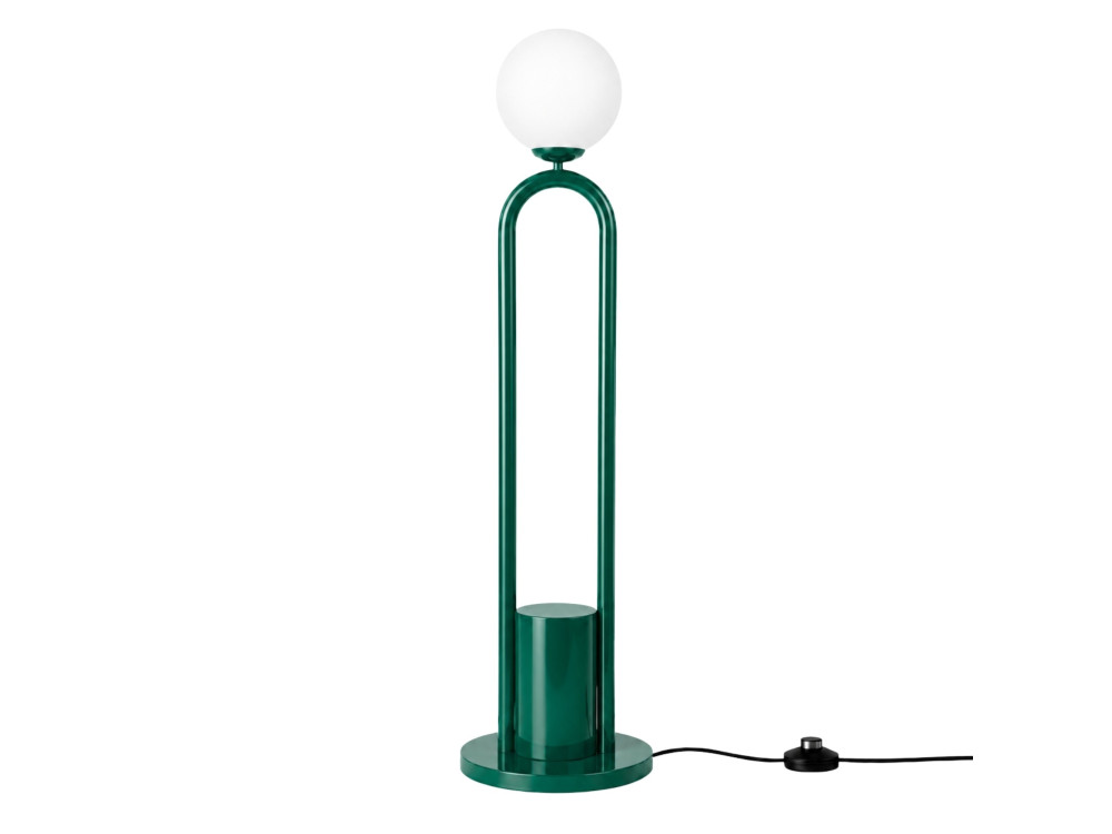 "Loop" Metal Floor Lamp - 30 x 30 cm - Green