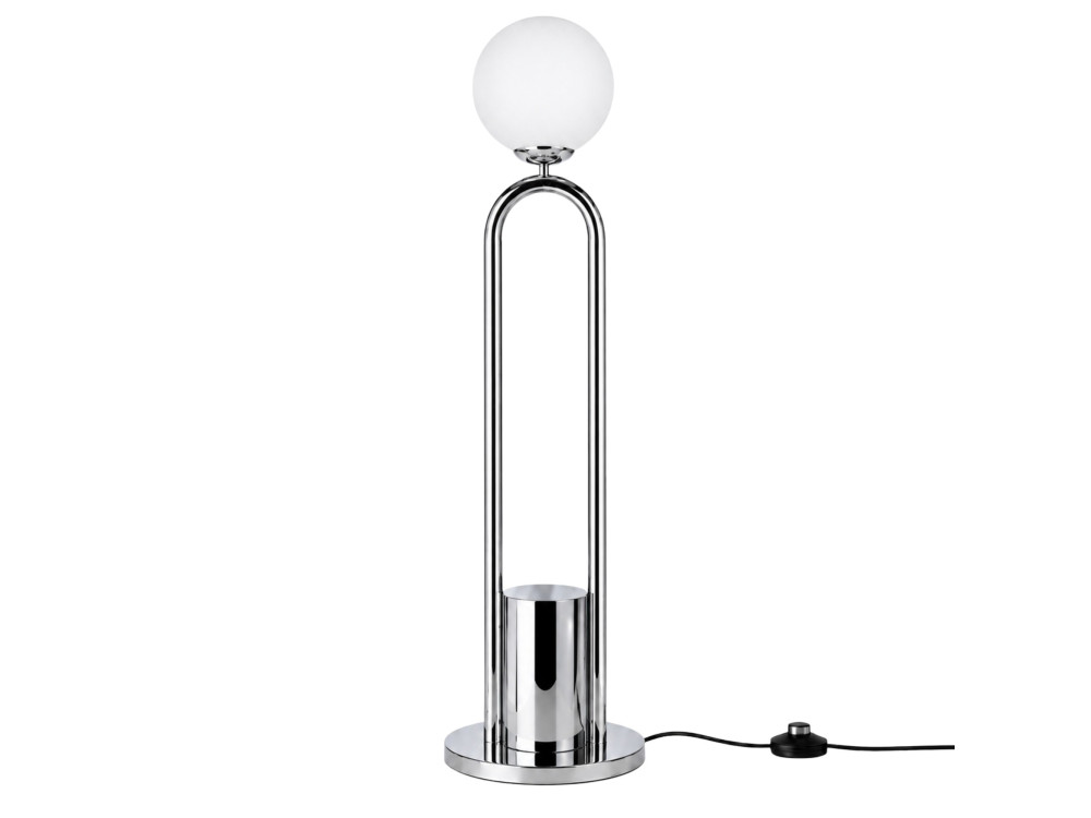"Loop" Metal Floor Lamp - 30 x 30 cm - Gray