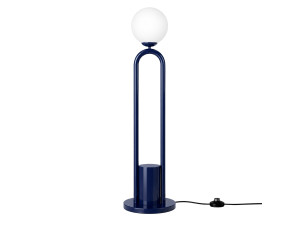 "Loop" Metal Floor Lamp - 30 x 30 cm - Blue