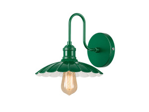 "Volan" Metal Wall Sconce - 25 x 30 cm - Green