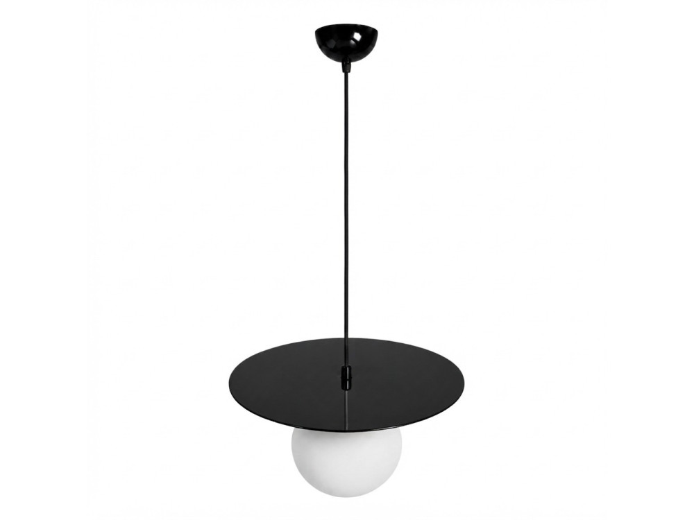 "Vesper" Metal Pendant Light - 40 x 40 cm - Black