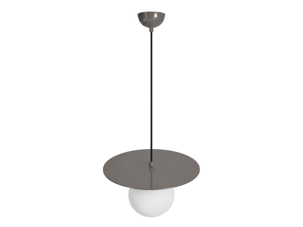 "Vesper" Metal Pendant Light - 40 x 40 cm - Gray