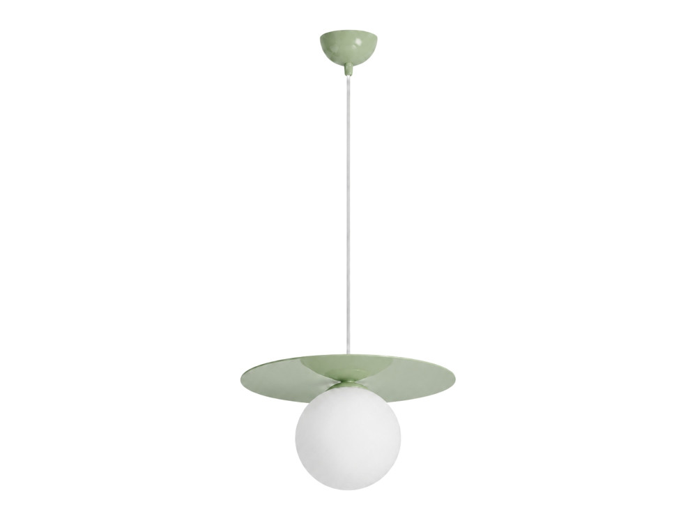 "Vesper" Metal Pendant Light - 40 x 40 cm - Green