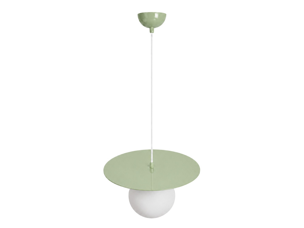 "Vesper" Metal Pendant Light - 40 x 40 cm - Green