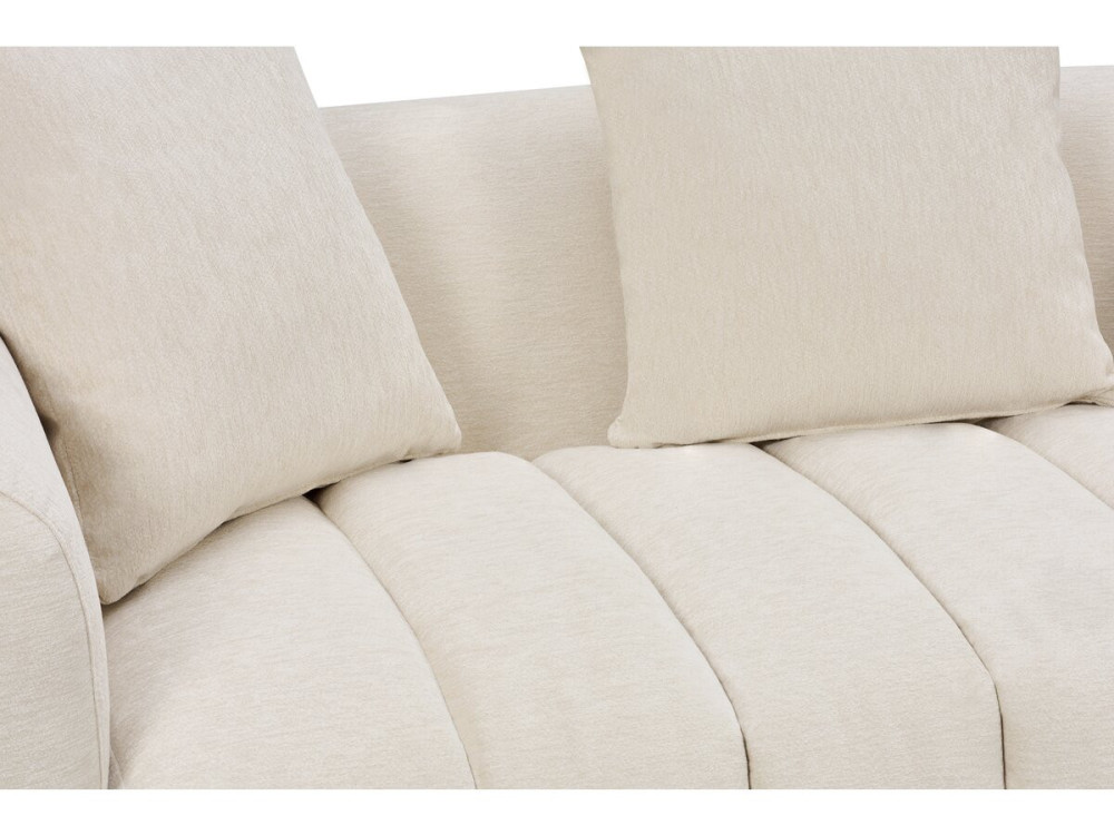 "La Fayette" Straight Sofa - 3-Seater - Beige