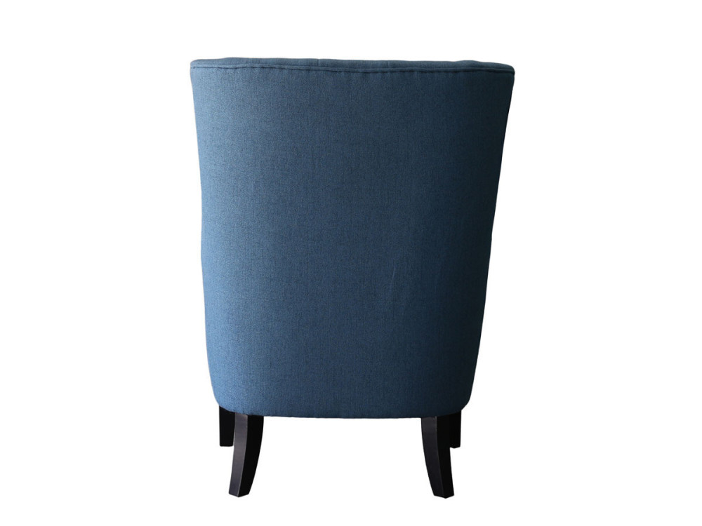 SCANDINAVE FABRIC ARMCHAIR DUCHESSE - BLUE KING