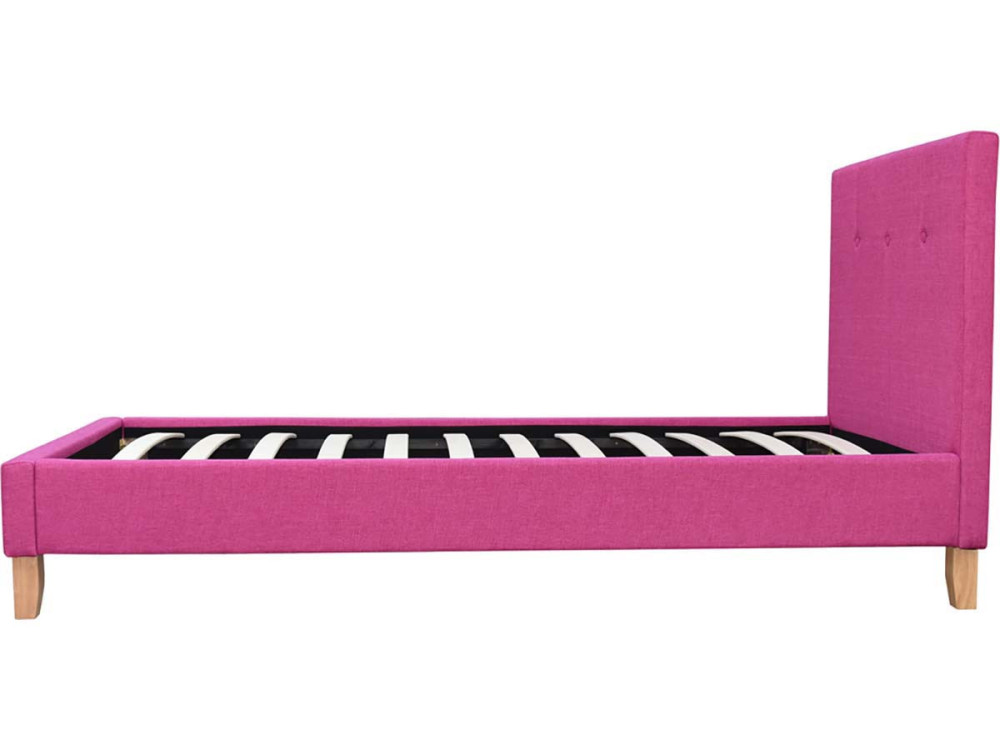 "Elise" bed - 90 x 190cm - Pink