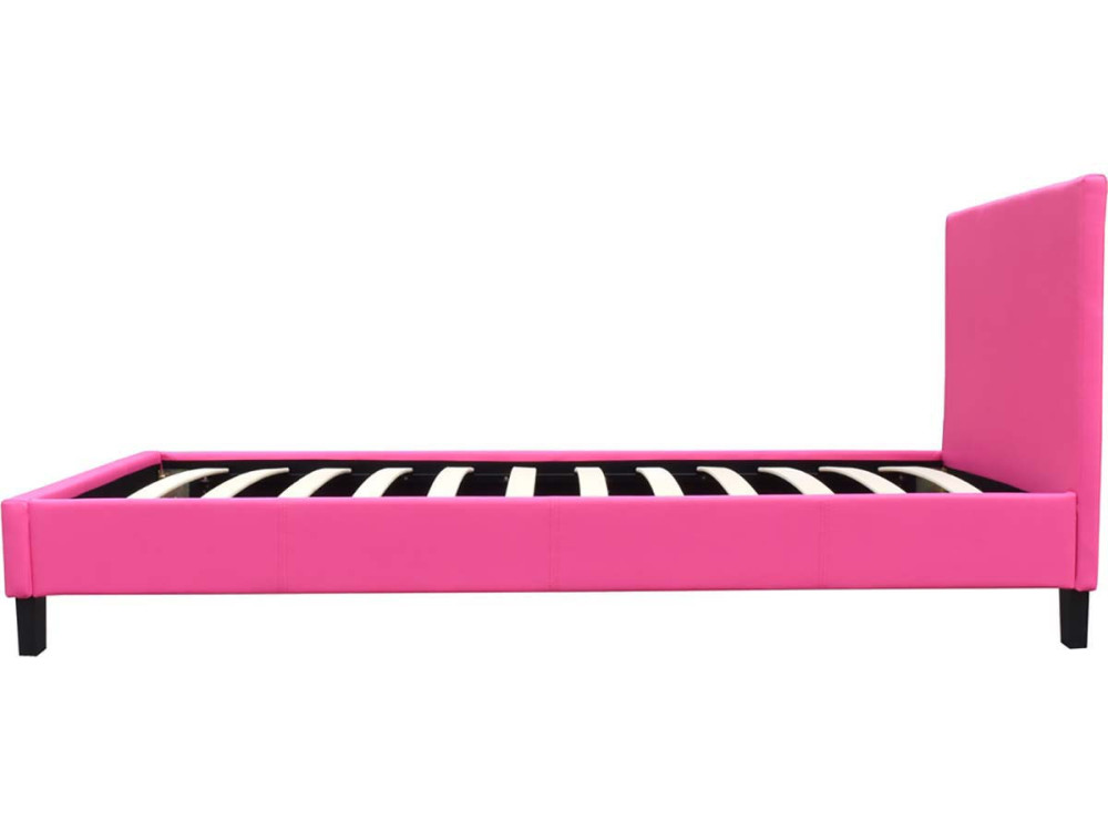 Bed "Lina" 90 x 190 cm - Pink