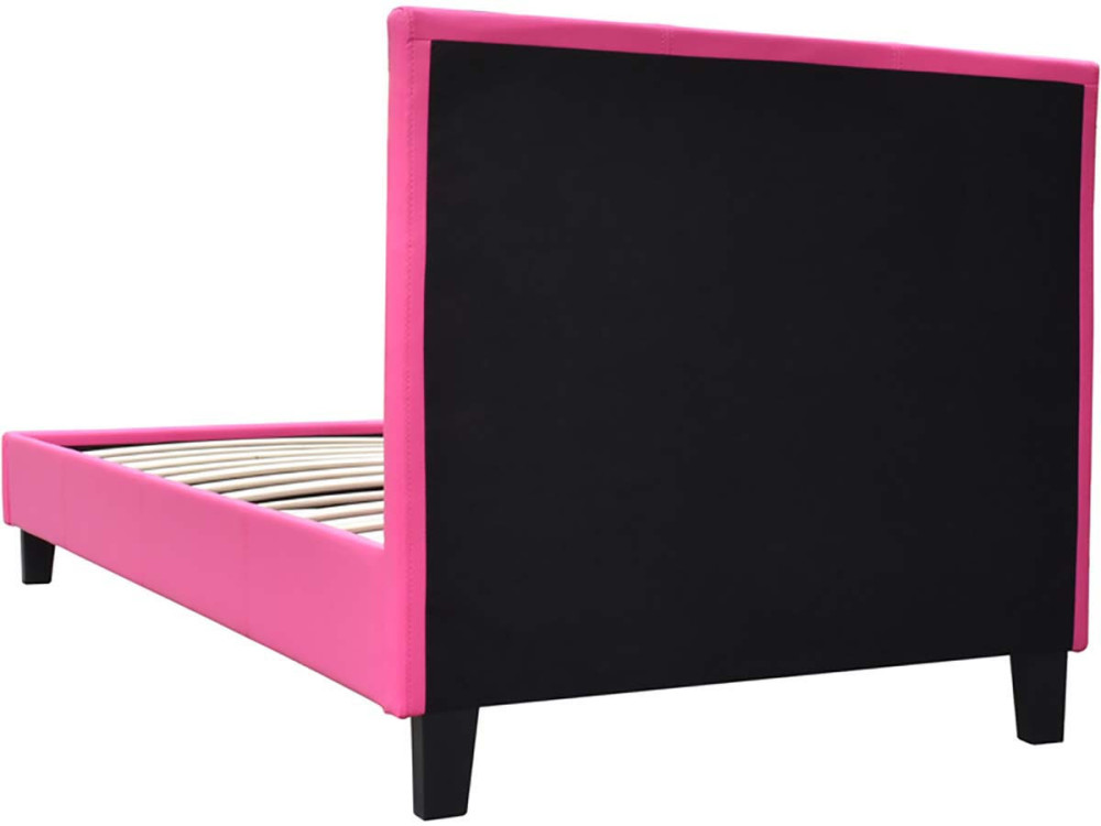 Bed "Lina" 90 x 190 cm - Pink