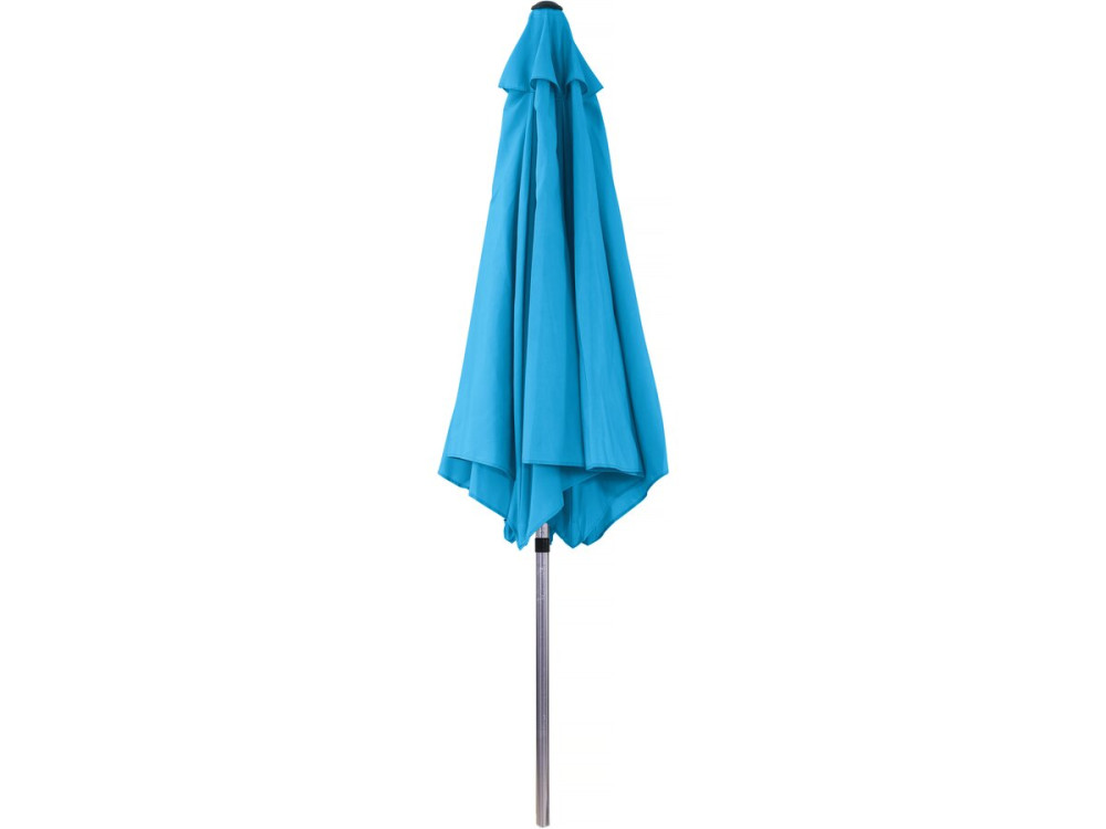 Straight Parasol garden  Alu "Sol" - Round - Ø 3m - Blue