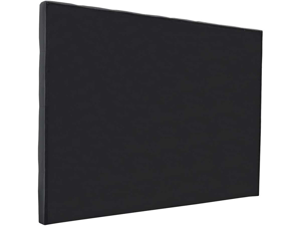 Padded headboard  160cm "Deco" made of PVC - Dark grey