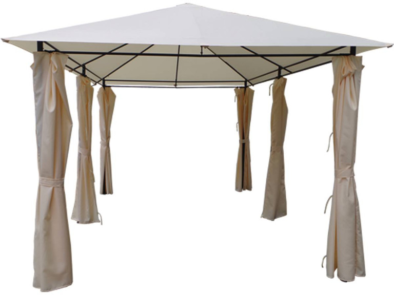 Canvas and Curtains for "Rosita" gazebo - 3 x 4 m - Beige
