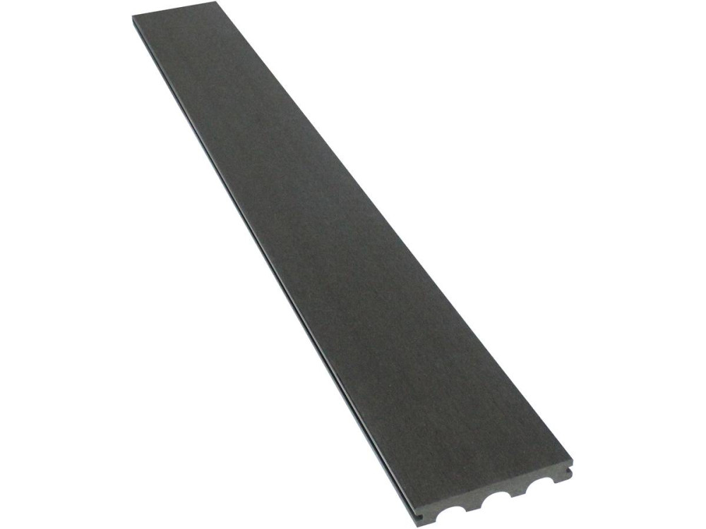 Pack 5m² - Solid composite decking boards - Dark grey