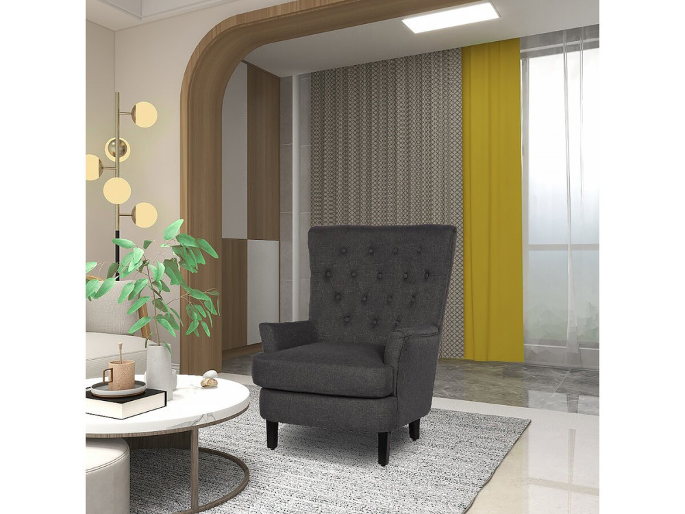 Armchair "Arhus" - Dark grey
