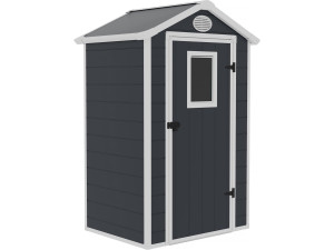 Texas resin garden shed - anchoring kit included - 1.34 m² - Anthracite