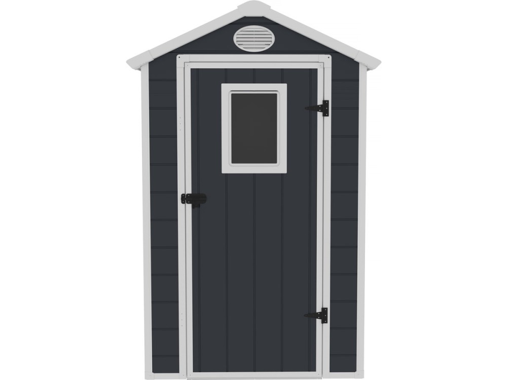 Texas resin garden shed - anchoring kit included - 1.34 m² - Anthracite