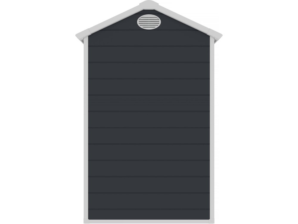 Texas resin garden shed - anchoring kit included - 1.34 m² - Anthracite
