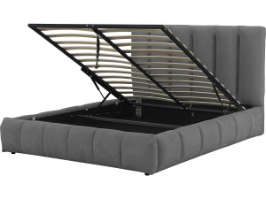 Annie bed with storage 140 x 190 cm - Grey